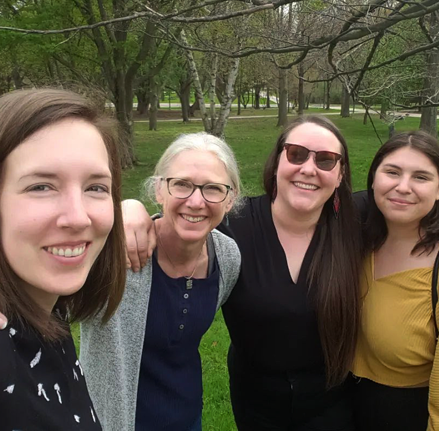 Picture of Beth Hundey, Katrina Eyvindson, Sara Mai Chitty and Serena Mendizábal